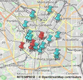 Mappa Porta Giordano Dell'amore, 20121 Milano MI, Italia (1.547)