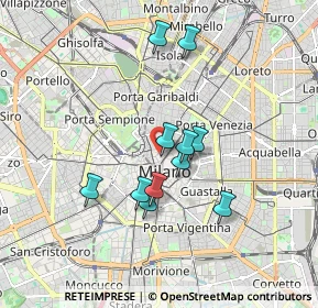 Mappa Via Arrigo Boito, 20121 Milano MI, Italia (1.46)