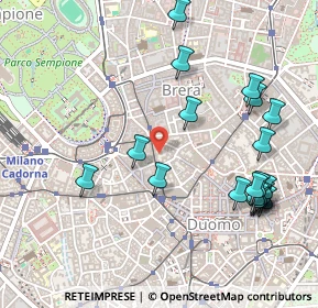 Mappa Via Broletto, 20121 Milano MI, Italia (0.5795)
