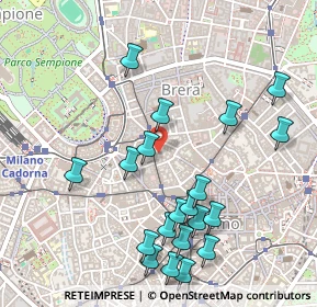 Mappa Via Broletto, 20121 Milano MI, Italia (0.556)