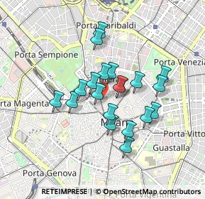 Mappa Via Broletto, 20121 Milano MI, Italia (0.6835)