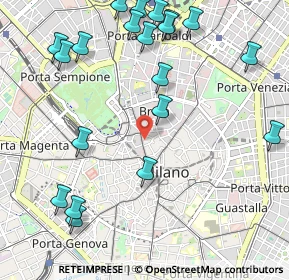Mappa Via Broletto, 20121 Milano MI, Italia (1.3095)