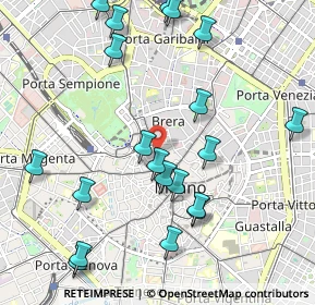 Mappa Via Broletto, 20121 Milano MI, Italia (1.173)