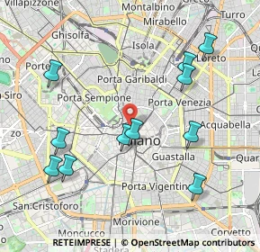 Mappa Via Broletto, 20121 Milano MI, Italia (2.15818)