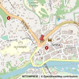 Mappa Piazza Gino Pistoni, 18, 10015 Ivrea, Torino (Piemonte)