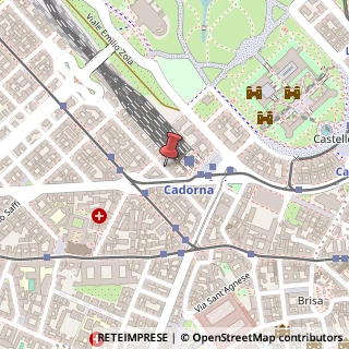 Mappa Via G. Leopardi, 10, 20123 Milano, Milano (Lombardia)