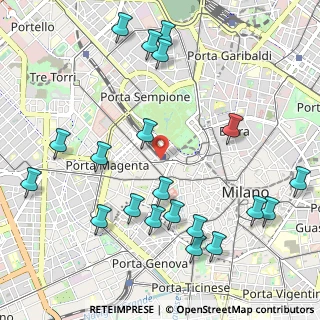 Mappa P.le Cadorna, 20123 Milano MI, Italia (1.2605)