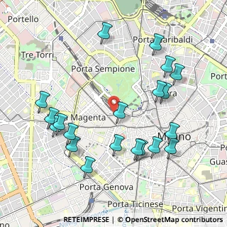 Mappa P.le Cadorna, 20123 Milano MI, Italia (1.1085)