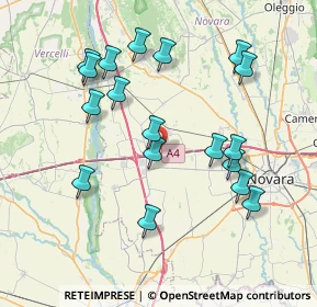 Mappa A4 Torino-Milano, 28060 Novara NO, Italia (7.79667)