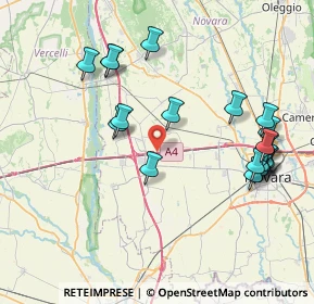 Mappa A4 Torino-Milano, 28060 Novara NO, Italia (8.5925)