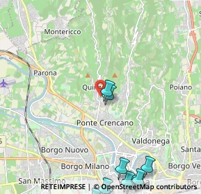 Mappa Via Benedetto Rizzoni, 37125 Verona VR, Italia (3.34833)