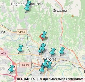 Mappa Via Benedetto Rizzoni, 37125 Verona VR, Italia (4.46286)