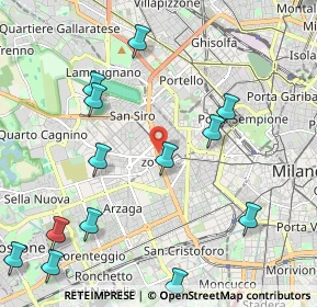 Mappa Viale Ranzoni Daniele, 20149 Milano MI, Italia (2.81733)