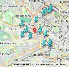 Mappa Viale Ranzoni Daniele, 20149 Milano MI, Italia (1.818)