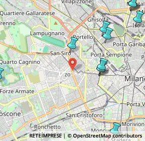 Mappa Viale Ranzoni Daniele, 20149 Milano MI, Italia (2.97083)
