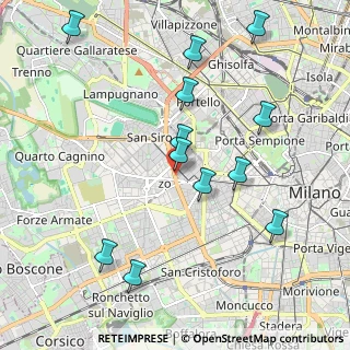 Mappa Viale Daniele Ranzoni, 20149 Milano MI, Italia (2.17667)