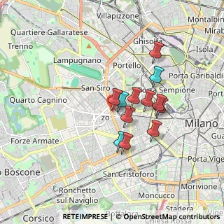 Mappa Viale Ranzoni Daniele, 20149 Milano MI, Italia (1.32417)