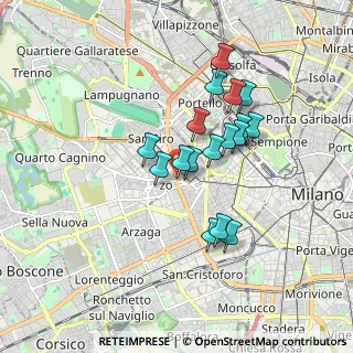 Mappa Viale Ranzoni Daniele, 20149 Milano MI, Italia (1.42882)