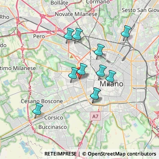 Mappa Viale Daniele Ranzoni, 20149 Milano MI, Italia (3.23818)