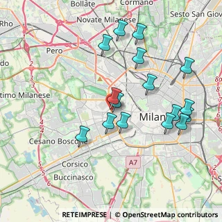 Mappa Viale Ranzoni Daniele, 20149 Milano MI, Italia (3.86938)