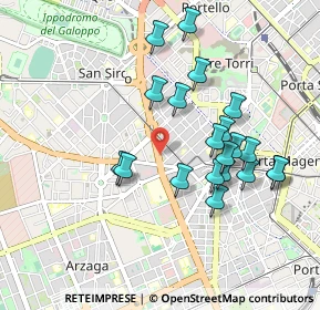 Mappa Viale Ranzoni Daniele, 20149 Milano MI, Italia (0.8835)
