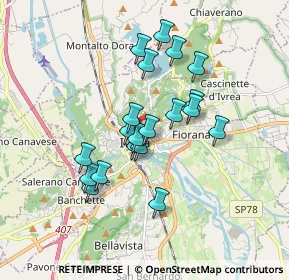 Mappa Piazza Del Teatro, 10015 Ivrea TO, Italia (1.4335)