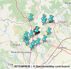 Mappa Piazza Del Teatro, 10015 Ivrea TO, Italia (8.8685)