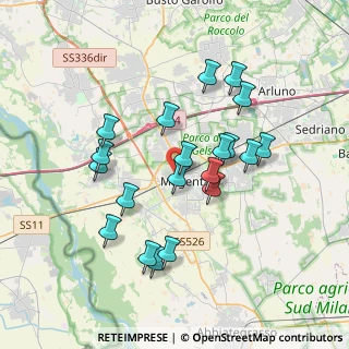 Mappa Via Monte Grappa, 20013 Magenta MI, Italia (3.3775)