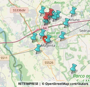 Mappa Via Monte Grappa, 20013 Magenta MI, Italia (3.62375)