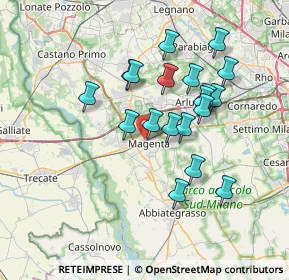 Mappa Via Monte Grappa, 20013 Magenta MI, Italia (6.37211)