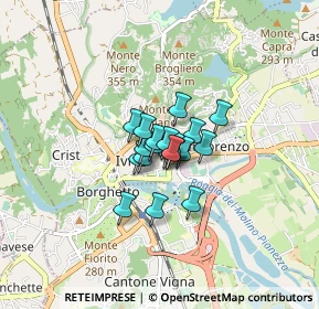 Mappa Via San Martino, 10015 Ivrea TO, Italia (0.3915)