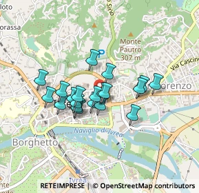 Mappa Via San Martino, 10015 Ivrea TO, Italia (0.313)