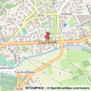 Mappa Corso Vercelli, 141, 10015 Ivrea, Torino (Piemonte)