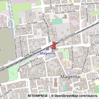 Mappa Piazza Papa Giovanni XXIII, 19, 20013 Magenta, Milano (Lombardia)