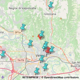 Mappa Via Benedetto Zampieri, 37127 Avesa VR, Italia (4.57333)