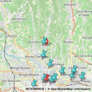Mappa Via Benedetto Zampieri, 37127 Avesa VR, Italia (3.095)