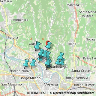 Mappa Via Benedetto Zampieri, 37127 Avesa VR, Italia (1.58)