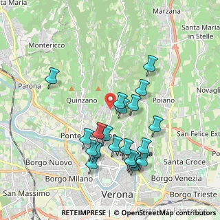 Mappa Via Benedetto Zampieri, 37127 Avesa VR, Italia (1.8845)