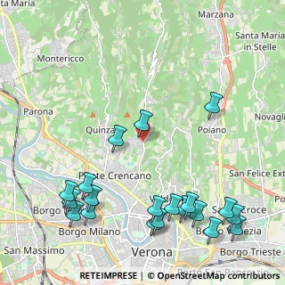 Mappa Via Benedetto Zampieri, 37127 Avesa VR, Italia (2.757)