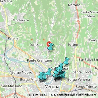 Mappa Via Benedetto Zampieri, 37127 Avesa VR, Italia (2.613)