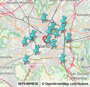 Mappa Via Monte Napoleone, 20129 Milano MI, Italia (2.872)