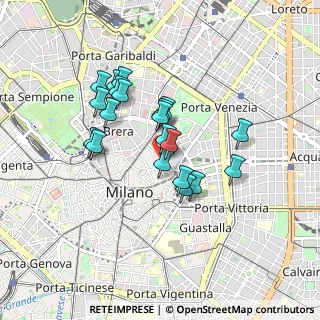 Mappa Via Pietro Verri, 20121 Milano MI, Italia (0.716)