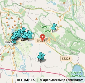 Mappa SP228, 10012 Bollengo TO, Italia (4.037)