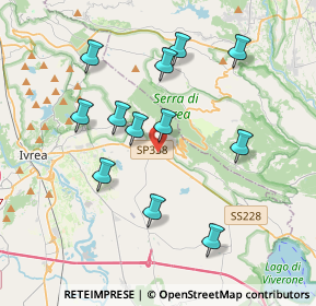 Mappa SP228, 10012 Bollengo TO, Italia (3.63083)