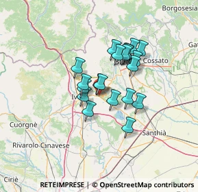 Mappa SP228, 10012 Bollengo TO, Italia (9.7255)