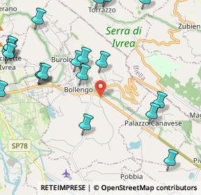 Mappa SP228, 10012 Bollengo TO, Italia (2.7705)