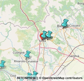 Mappa Via Salassa, 10015 Ivrea TO, Italia (22.55571)