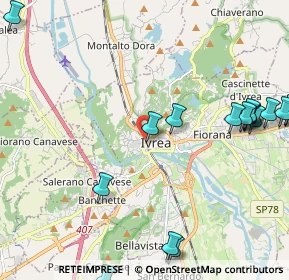 Mappa Via Salassa, 10015 Ivrea TO, Italia (2.87647)