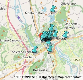 Mappa Via Salassa, 10015 Ivrea TO, Italia (0.801)