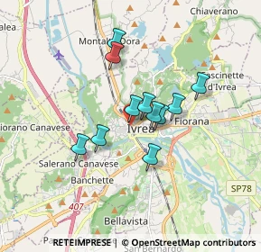 Mappa Via Salassa, 10015 Ivrea TO, Italia (1.24)